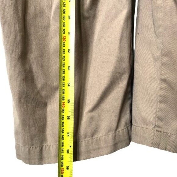 Vintage tan cotton blend minimalist jumpsuit utility overalls - Picture 10 of 14